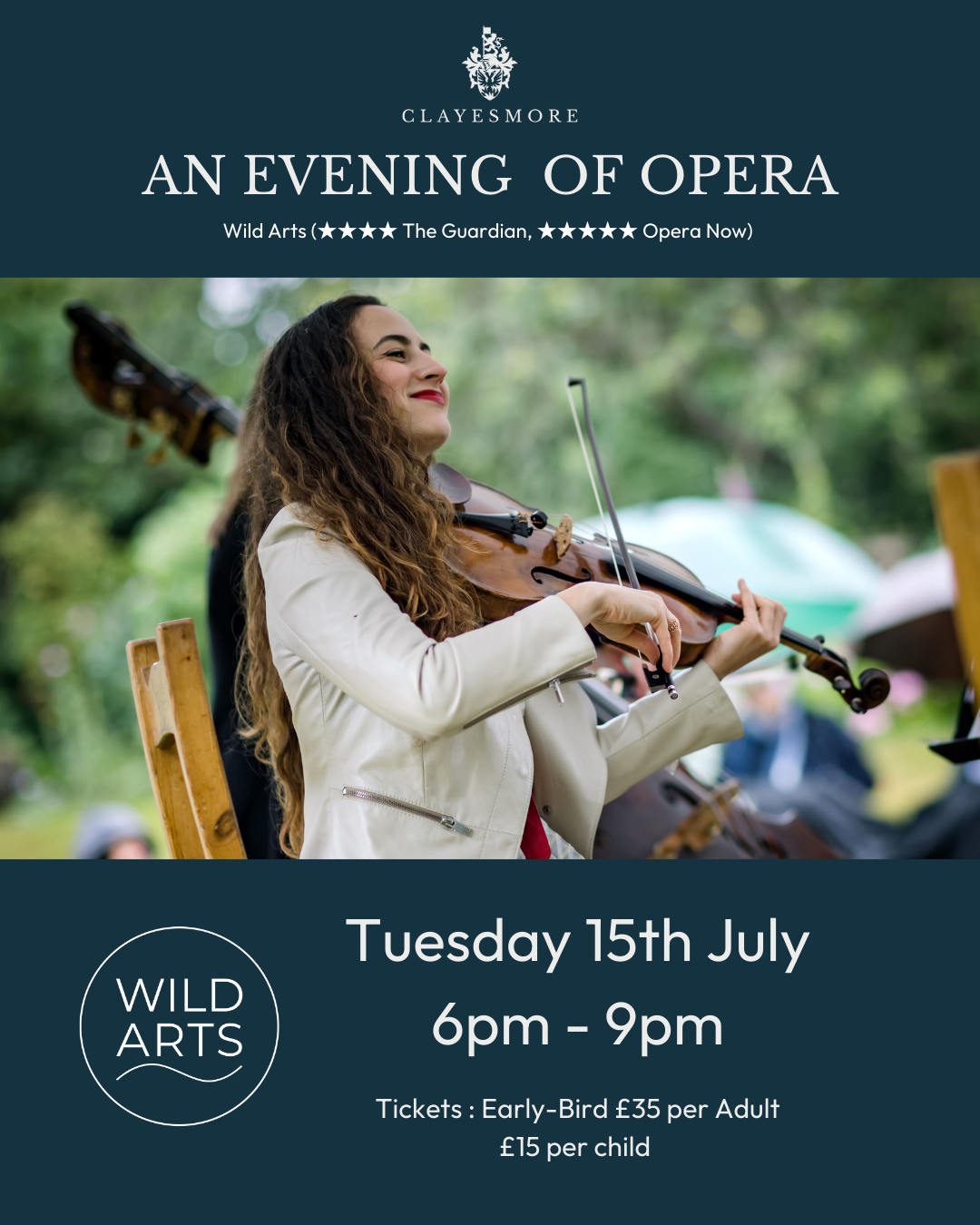 Evening of Opera Tuesday 15 July 2025 7:00 PM - 9:00 PM
