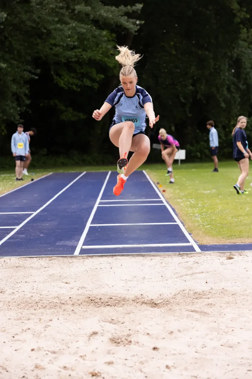 Clayesmore Girls Long Jump