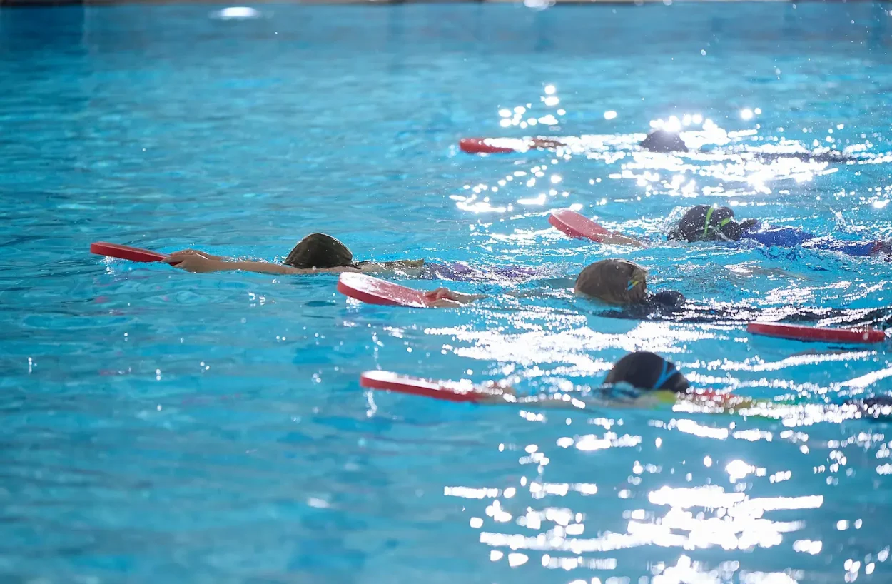 Pupils swimming