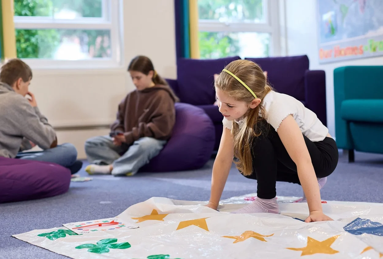 Craft activities in Aubrey House