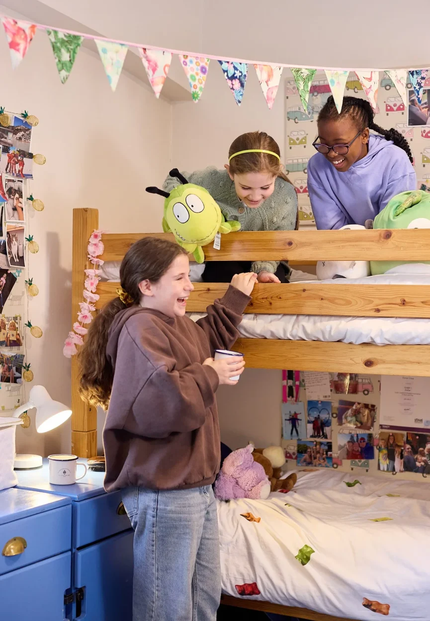 Aubrey boarders in their room