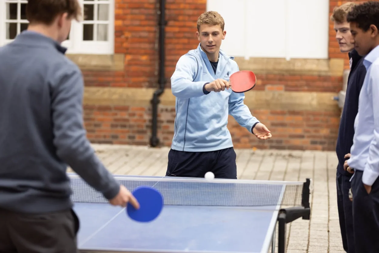 Gate pupils playing table tennis
