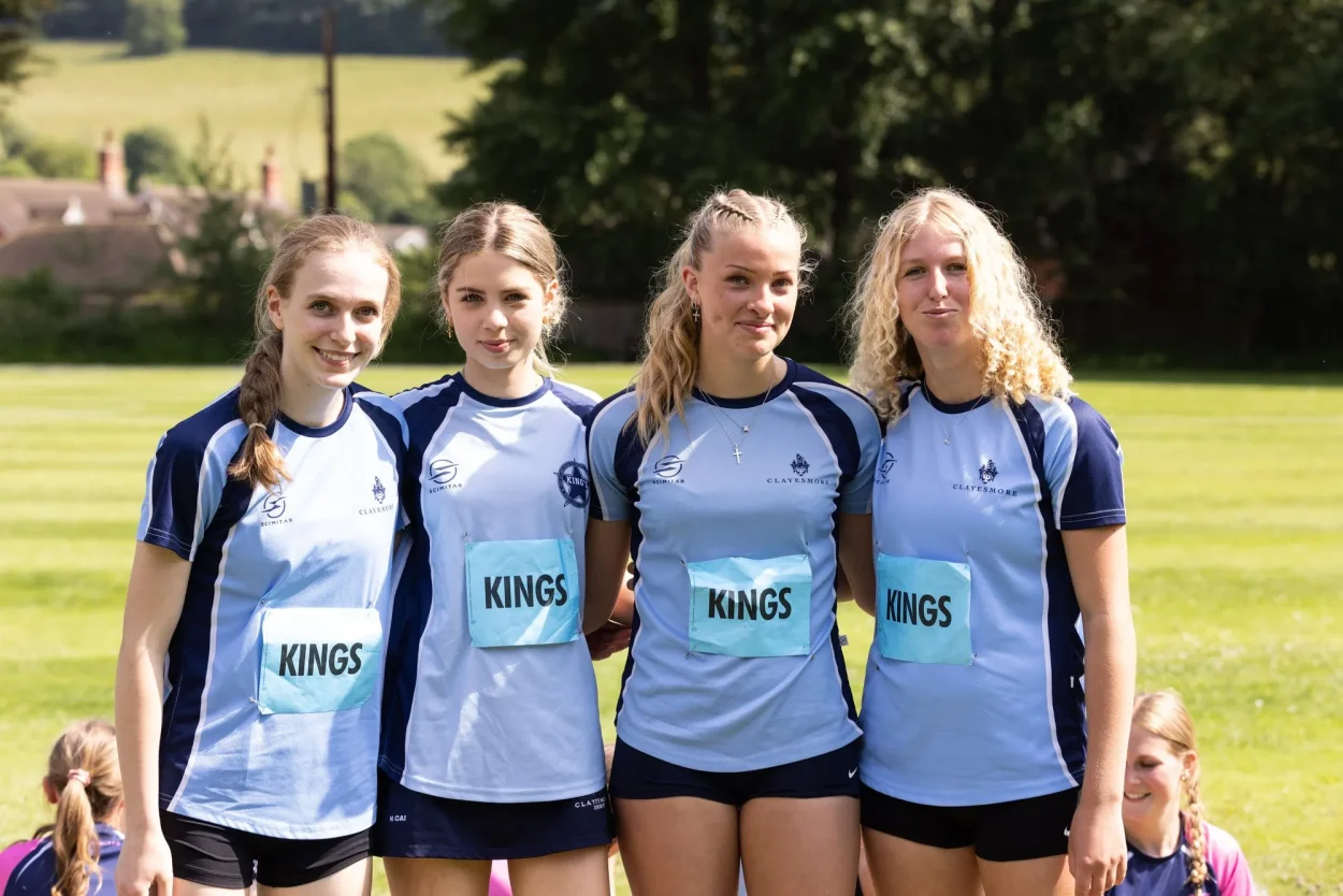 King's pupils on sports day