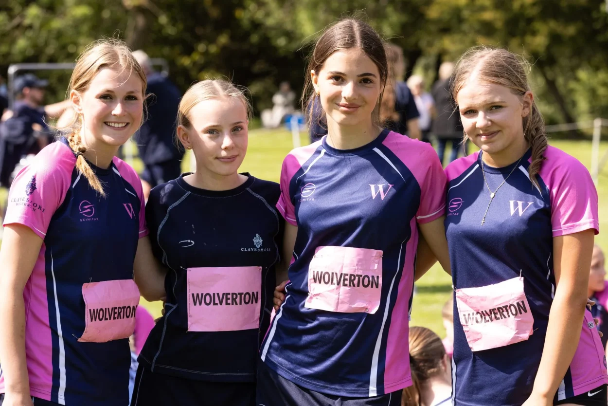 Wolverton pupils on sports day