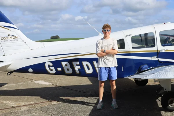 Ru D Solo Flight